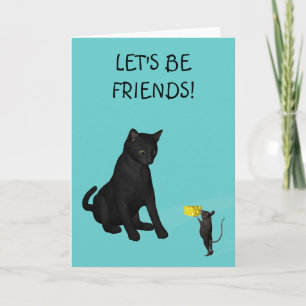 let's be friends! card