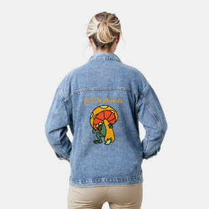 let's be friends denim jacket