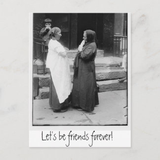 Let's Be Friends Forever Postcard