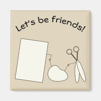 Let's Be Friends Magnet