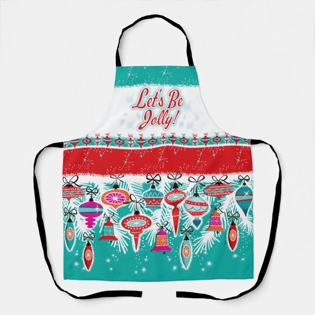 Let's Be Jolly Christmas Apron (Front)