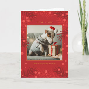 Let's Be Merry & Bright Holiday Photo Card