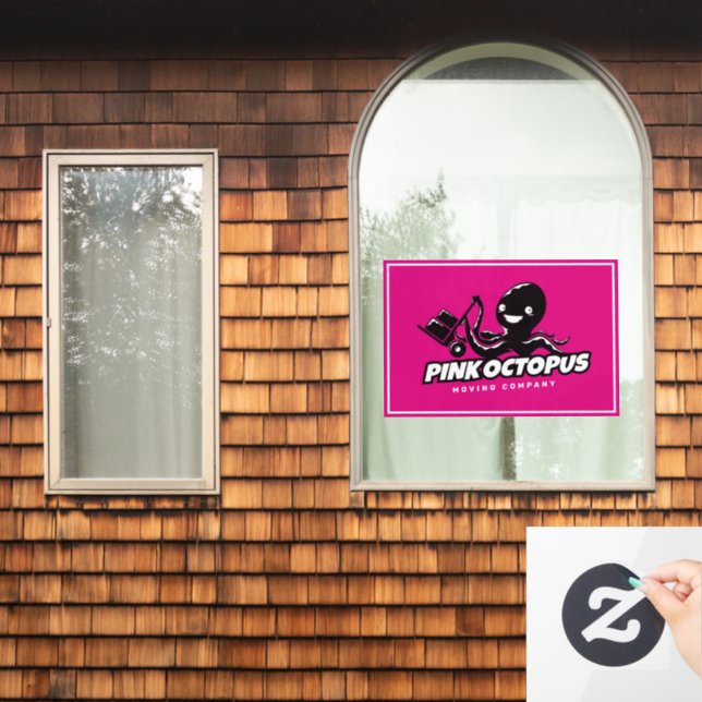 Lets Brand Your Business  Window Cling (Home Window)