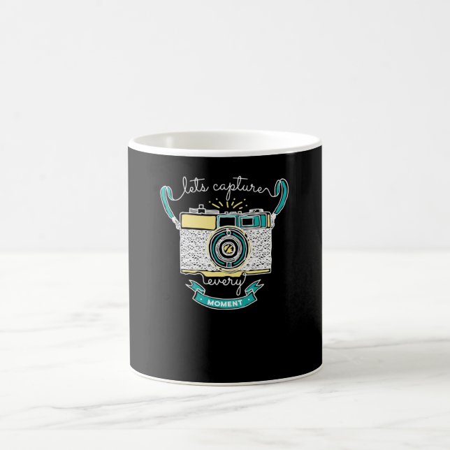 Let's capture every moment coffee mug (Center)