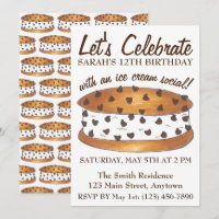 Let's Celebrate Chipwich Ice Cream Social Birthday