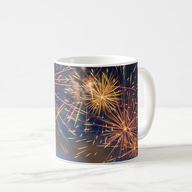 Let's Celebrate Cofee Mug (Front Right)
