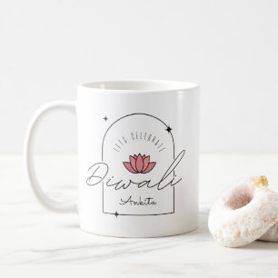 Lets celebrate Diwali customisable modern Coffee Mug