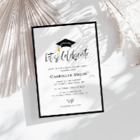 Let's celebrate graduation party invitation