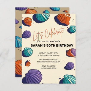 Let's Celebrate Invitation Template, Editable Surp