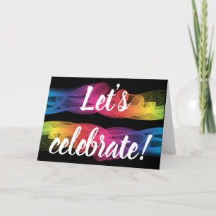 Let's Celebrate invite invitation card