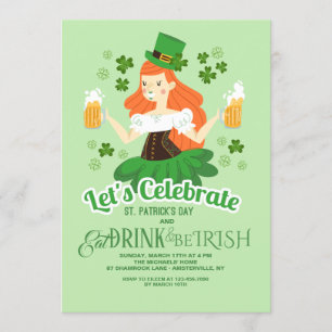Let's Celebrate St. Patrick's Day Invitation