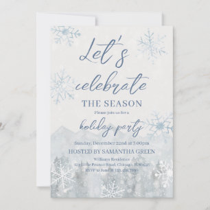 Let's Celebrate the Season Holiday Party Invitation