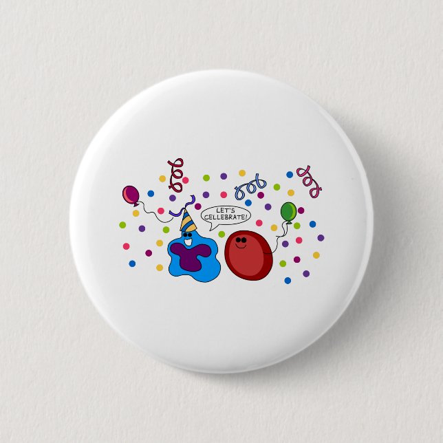 Let's Cellebrate 2 Inch Round Button (Front)
