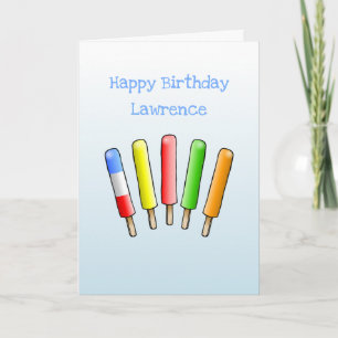 Let's Chill with Colourful Ice Card