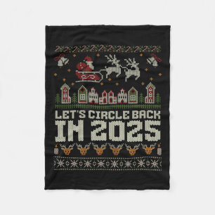 Let's Circle Ck In 2025 Christmas Fleece Blanket