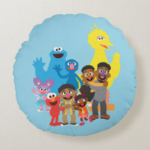 Let's Come Together Round Pillow