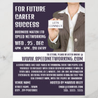 Let's Connect, Speed Networking Event Advertising