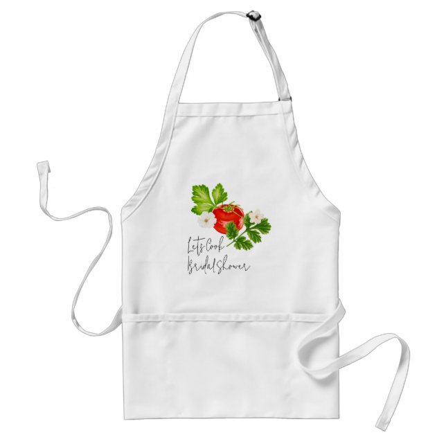 Let's Cook Bridal Shower Standard Apron (Front)