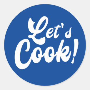 Let's Cook Classic Round Sticker