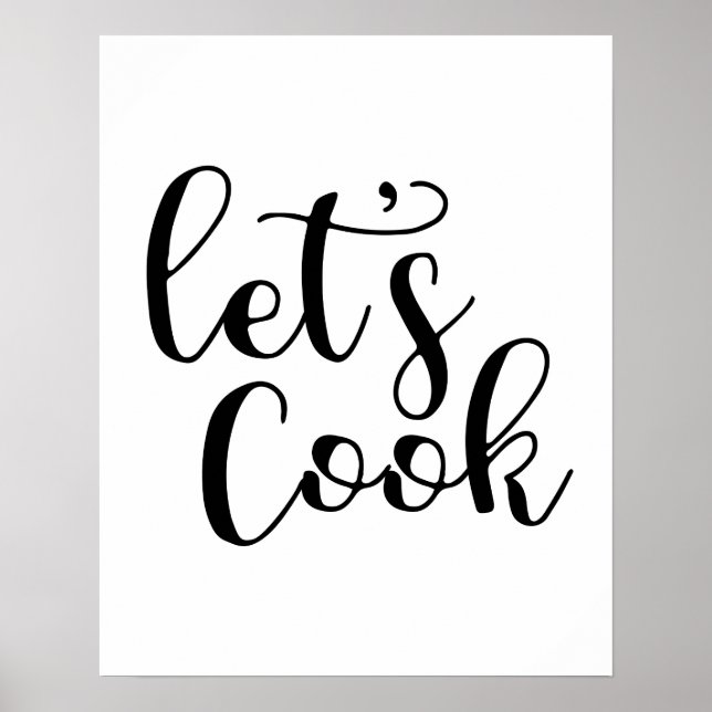 Let's Cook Poster (Front)