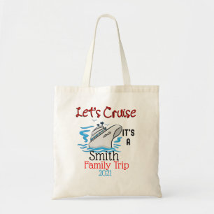 Let's Cruise Cruising Vacation Group Matching Tote Bag
