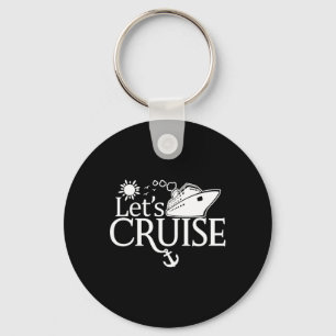 Let's Cruise Men Women Kids Vacation Summer Family Keychain
