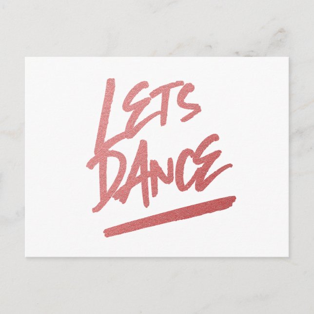 Lets Dance 1984 Eighties Aerobics Dancers Postcard (Front)