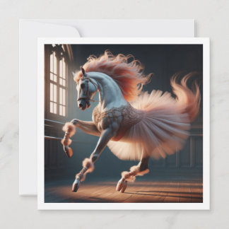 Let's dance! Horse dancing ballet, Horse Invitation
