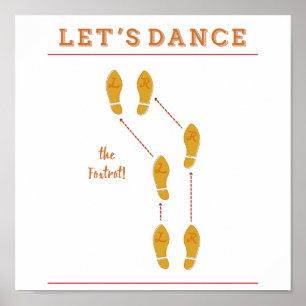 Let's Dance The Foxtrot Poster