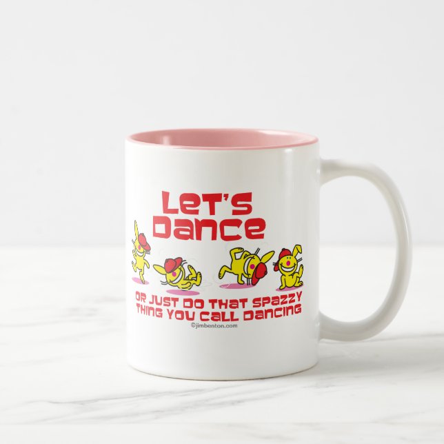 Let's Dance Two-Tone Coffee Mug (Right)