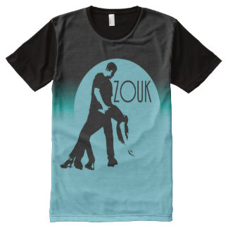 lets dance zouk - blue moon All-Over-Print T-Shirt