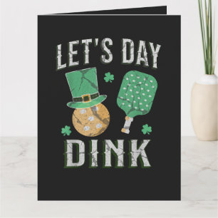 Let's day dink funny pickleball  card