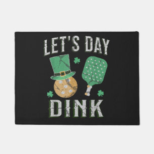 Let's day dink funny pickleball  doormat