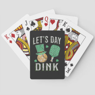 Let's day dink funny pickleball playing cards
