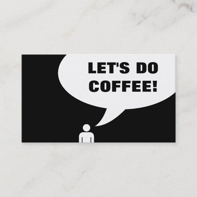 let's do coffee! (customer loyalty) loyalty card (Front)