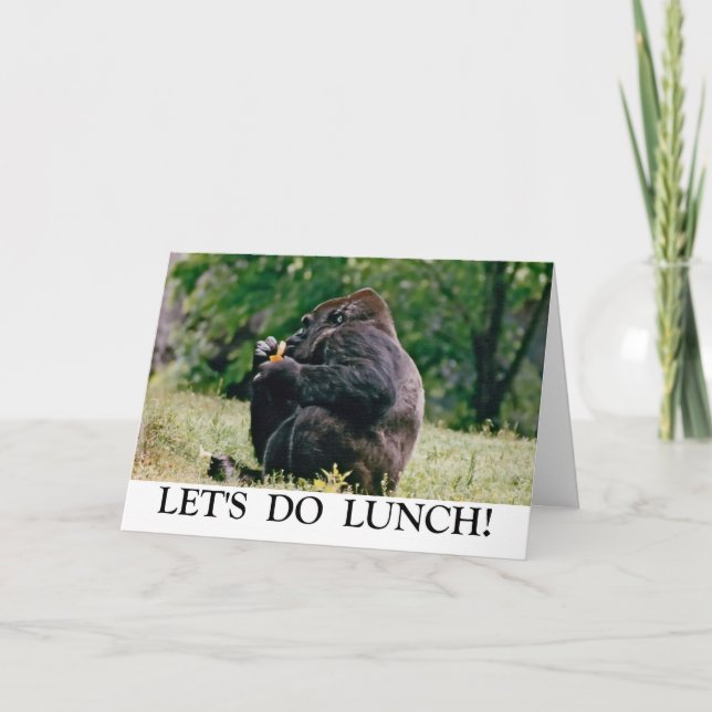 Let's Do Lunch! Card (Front)