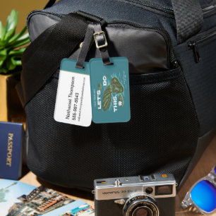 "Let's Do This" Alligator - The White Lotus Luggage Tag