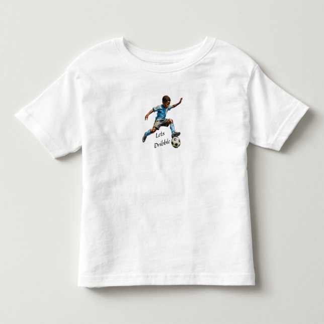 Let's Dribble Toddler T-shirt (Front)