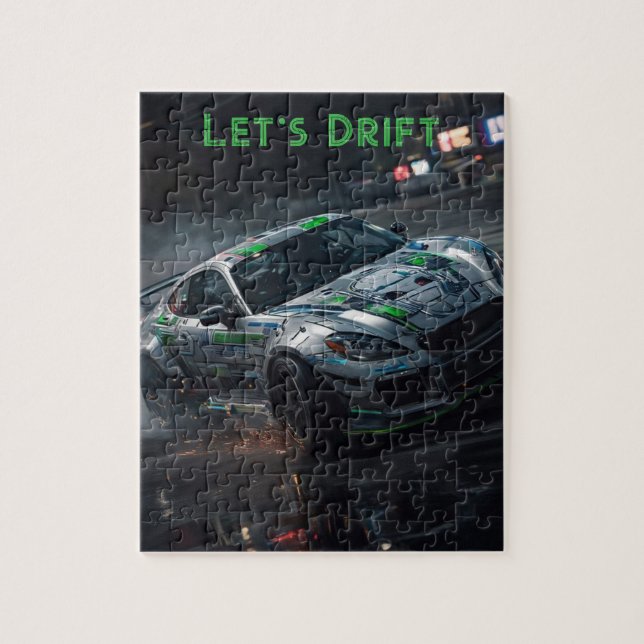 Let's Drift 8x10 Puzzle (Vertical)