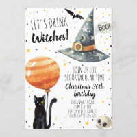 Let's drink Witches Halloween Adult Party Birthday