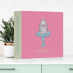Lets Eat Cake Baking Recipe Binder