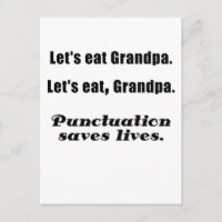 Let's Eat Grandpa Punctuation Saves Lives