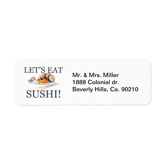 Let's Eat Sushi (Front)