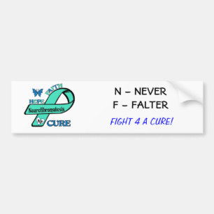 Let's End NF (Neurofibromatosis) Bumper Sticker