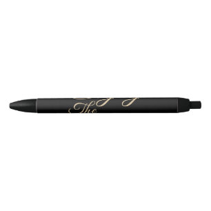 Let's Enjoy the Summer Tropical Hibiscus Flower  Black Ink Pen
