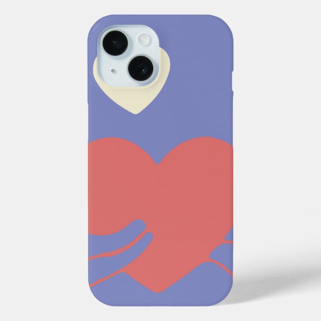 Let's Fall My Love Abstract Hands Case-Mate iPhone Case (Back)