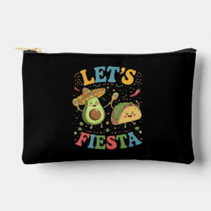Let's Fiesta Avocado And Tacos Cinco De Mayo Accessory Pouch