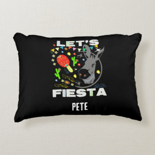 Let's Fiesta bunt party Accent Pillow