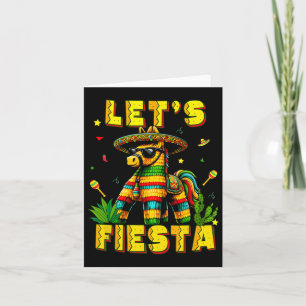 Lets Fiesta Cinco De Mayo Mexican Party Mexico Don Card