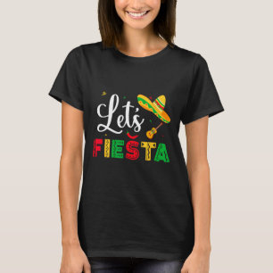 Let's Fiesta Cinco De Mayo Mexican Party Women Kid T-Shirt